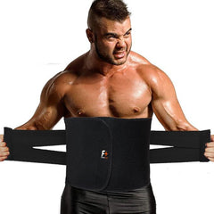 Waist Trimmer Adjustable Black Non-Slip Grip