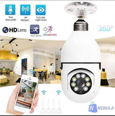 360 View Security Camera White ABS Plastic