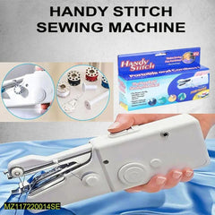 Foldable Battery Powered Sewing Machine White ABS