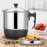 Portable Electric Kettle Stainless Steel Black