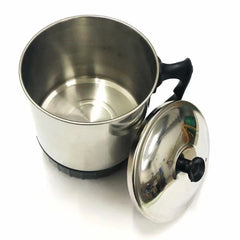 Portable Electric Kettle Stainless Steel Black