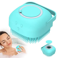 Silicone Bath Brush for Sensitive Skin Blue