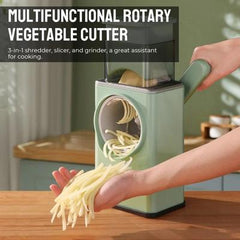 Green Manual Food Chopper with 3 Blades