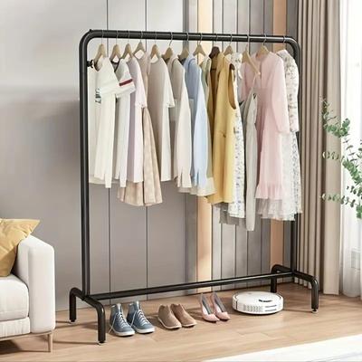 Stylish Iron Clothing Rack 170cm Black