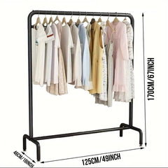 Stylish Iron Clothing Rack 170cm Black