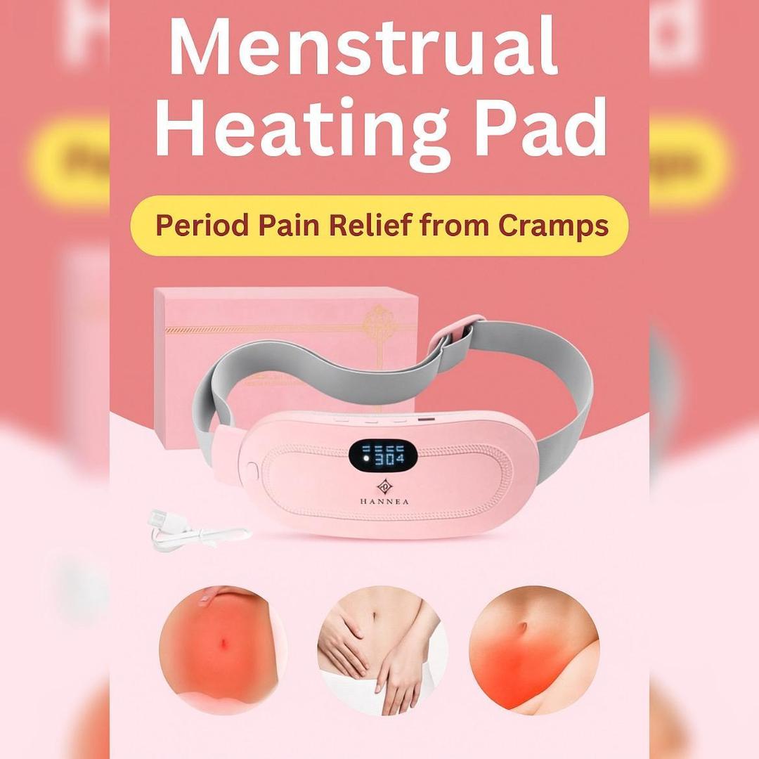 Portable Electric Period Cramp Heating Belt Pink 50ml