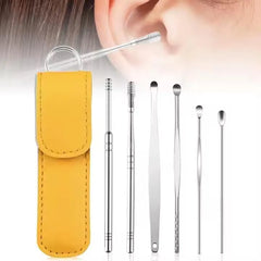 Ear Wax Cleaning Kit 6-Piece Stainless Steel Set