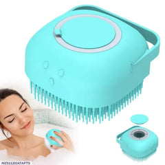 Silicone Bath Brush for Sensitive Skin Blue