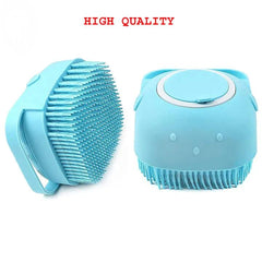 Silicone Bath Brush for Sensitive Skin Blue
