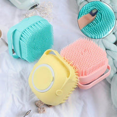 Silicone Bath Brush for Sensitive Skin Blue
